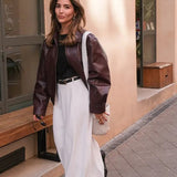 Chic Zipper Long Sleeve Jacket