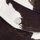 Casual Cow Print Street Jacket