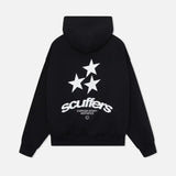 Grunge Star Print Streetwear Hoodie