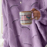 Loose Fit Crochet Sweater