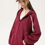 Patchwork Oversized Y2K Hoodie