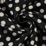 Sweet Polka Dot Lace V-Neck Crop Top