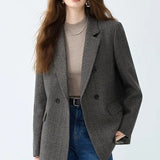 Woolen Casual Suit Blazer