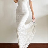Sleeveless High Waist Maxi Dress