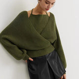 Chic Layered Style Knit Sweater