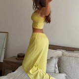 Soft Relaxed Cami Pants Two Piece Set