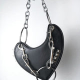 Gothic Lolita Y2K Harajuku Punk Steampunk Japanese Rivet Crossbody Bag