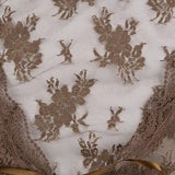 Lace Tie Front Sheer Crop Cardigan