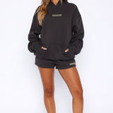 Take A Guess Lounge Shorts Charcoal