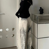 Vintage Straight Tie Dye Jeans