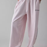 Elastic Waist Loose Fit Casual Pants