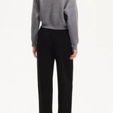 Short Cable Knit Pullover Sweater