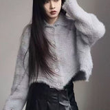Sexy Short Knit Sweater
