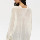Lightweight Hollow Knit Sweater