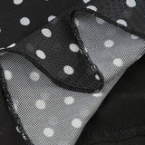 Polka Dot Cami Backless Tie Maxi Dress