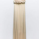 Alva Floral Knit Strapless Maxi Dress