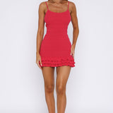 Cute Thing Knit Mini Dress Raspberry Pink