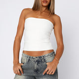Thought I Was Dreaming Bandage Top White