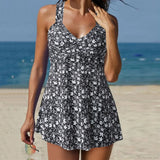 Athletic Tankini Shorts Two Piece Set