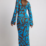 Ava Jacquard Knit Midi Dress