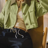 Corduroy Patchwork Safari Jacket