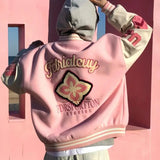 Pink Sweetheart Bomber Jacket