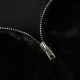 Gothic Velvet Streetwear Hoodie