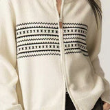 Vintage Jacquard Knit Sweater