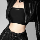 Vintage Matte Cropped Moto Jacket