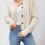 Single Breasted Knit Sweater