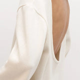 Loose Fit Backless Sweater