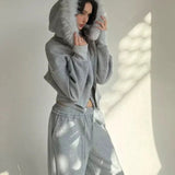 Casual Zippered Harajuku Hoodie