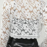 Crochet Lace Shrug Cardigan