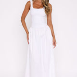 Summer Delight Maxi Dress White