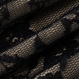 Lace Detail Bow Front Midi Dress