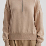 Cozy Half Zip Knit Sweater