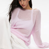 Lightweight Hollow Knit Sweater
