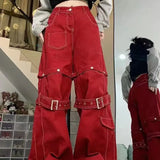 Streetwear Detachable Wide Leg Jeans