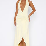 Grande Dame Maxi Dress Lemon