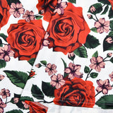 Floral Print Backless Maxi Dress