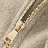 Zipper Pocket Lapel Short Jacket