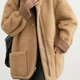 Reversible Stand Collar Puffer Jacket