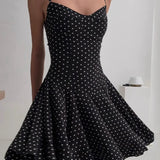 Polka Dot A-Line Cami Mini Dress