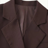 Double Breasted Slim Fit Blazer