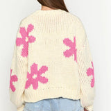 Pullover Floral Detail Sweater