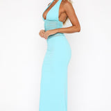 All My Love Maxi Dress Aqua