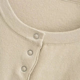 Slim Fit Knit Patchwork Cardigan