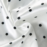 Polka Dot Deep V Bow Tie Cami Crop Top