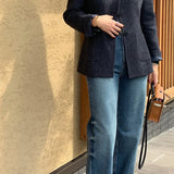 Slim Wool Coat Blazer