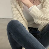 Elegant Knit Batwing Cardigan